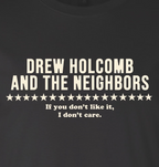 "If you don't like it, I don't care." Tee